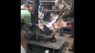 Albert Paley Forging Sculptural Element at Steneby  Blacksmithing [upl. by Ecirtemed]