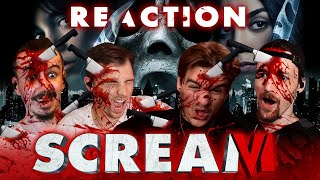 SCREAM 6 2023 MOVIE REACTION  First Time Watching [upl. by Nalani]