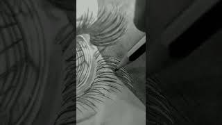 Realistic eye Drawing  How to draw eye sketch  easy realistic eye drawing [upl. by Namien]