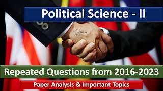 CSS POLITICAL SCIENCE SOLVED MCQS PAPER 1 amp 2 YEAR 2022 [upl. by Egiarc]