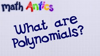 Algebra Basics What Are Polynomials  Math Antics [upl. by Eyatnod338]