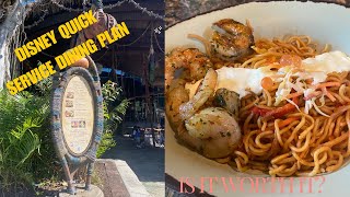 Disney Quick Service Dining Plan Is it worth it [upl. by Soane]