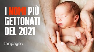 I nomi per bambini più gettonati del 2021 Aria per le femmine Gioele per i maschi [upl. by Akenna]