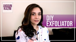 Remove Dead Skin In 5 Mins at Home  DIY Exfoliator  Juggun Kazim  Beauty Hacks [upl. by Orapma755]