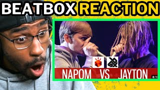 NAPOM vs JAYTON  Grand Beatbox SHOWCASE Battle 2017  14 Final REACTION [upl. by Tterb]