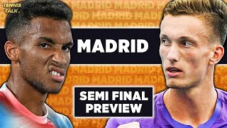 Auger Aliassime vs Lehecka  Madrid Open 2024 SF  Tennis Prediction [upl. by Syl986]