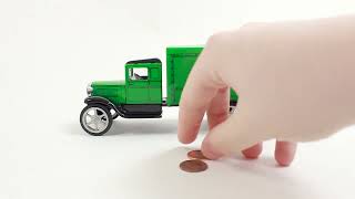 Moving Moneybox Truck Bank Clip [upl. by Helas]