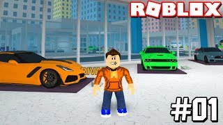 THIS CAR DEALERSHIP GAME IS AWESOME 1 Roblox Car Dealership Tycoon [upl. by Aicilev]