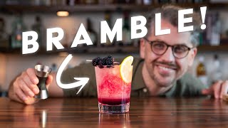 How to make the Bramble  an easy gin drink [upl. by Yderf]