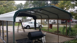 How to enclose your carport [upl. by Dorrahs]