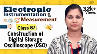 Construction of Digital Storage Oscilloscope DSO  Electronic Instrumentation and Measurement [upl. by Nesbitt216]