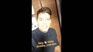 Ricky Martin  Takeover Vente Pa Ca  Instagram in English 09232016 [upl. by Erb612]