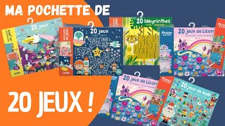 Ma pochette de 20 jeux  Éditions Auzou [upl. by Elle]