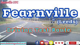 FearnvilleLeeds driving test Route No 1 harehills leeds testroute drivinglesson uk [upl. by Ylro857]