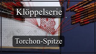 Klöppelserie  Torchon Rahmen  Teil 18 [upl. by Ariuqahs965]