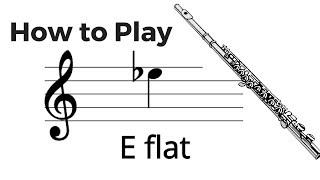 How to Play E flat on Flute [upl. by Aidnac101]