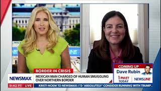 Kelly Ayotte Discusses Northern Border on Newsmax 9723 [upl. by Pomfrey]