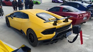 3500 HP UGR Huracan Spotted at Car Show [upl. by Dranoc510]