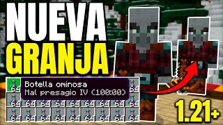 ✅ GRANJA de Botellas OMINOSA para Minecraft Bedrock 121 [upl. by Iveel]