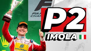 Pódio de Enzo Fittipaldi na F2 P2 em Ímola [upl. by Briggs]