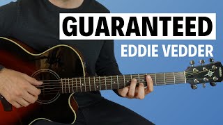 Guaranteed by Eddie Vedder Fingerstyle Guitar Lesson [upl. by Madaras]