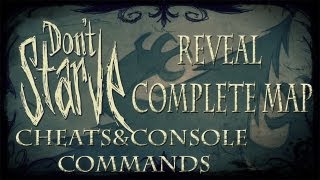 Dont Starve CheatsConsole Commands  Reveal complete map [upl. by Mussman816]