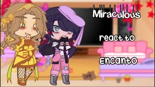 MLB react to Encanto🏠💜✨ [upl. by Nnaxor75]