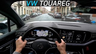 2024 VW TOUAREG 30 TDI V6 286 HP POV TEST DRIVE [upl. by Eelahs]