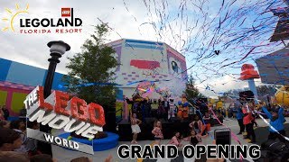 The Lego Movie World Grand opening day at LEGOLAND Florida Resort [upl. by Proud]