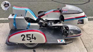 BMW 500 Kneeler Muthig  classic sidecar racing is alive [upl. by Maynard]