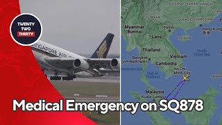 Medical Crisis at 30000 Feet SIA Flight SQ878 Returns What Really Happened [upl. by Aihtiekal]