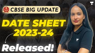 🔴 CBSE Big Update 🔥😨  Date Sheet 202324 Released 🔥  Class 12  Shivani Sharma [upl. by Bose]