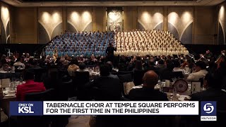 Tabernacle Choir at Temple Square performs for first time in the Philippines [upl. by Yllac54]