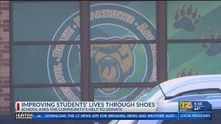 Beardsley Junior High starts donation campaign to improve students lives through shoes [upl. by Attennaj]