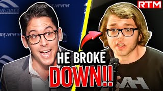 Woke Leftist RUNS AWAY After Getting DEMOLISHED By Michael Knowles [upl. by Acsecnarf]