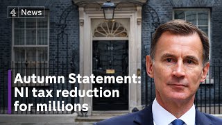 Autumn Statement explained tax cut giveaway or stagnating UK [upl. by Ycnej]