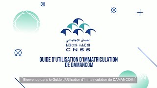 Nouveau DAMANCOM  Guide d’Utilisation d’Immatriculation [upl. by Hayden]