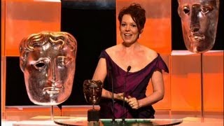 Olivia Colman wins Best Supporting Actress Bafta  The British Academy Television Awards 2013  BBC [upl. by Boigie]