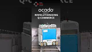 Ocado Robots Revolutionizing QCommerce robot groceryshopping [upl. by Neeham354]