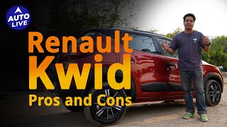 Renault Kwid Pros and Cons  Auto Live [upl. by Placeeda244]