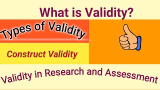 Unveiling the secrets of Construct Validity  Convergent and Discriminant Validity [upl. by Putnem]