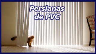 Persianas VERTICALES🥇 180 grados REGULABLES [upl. by Maxama]