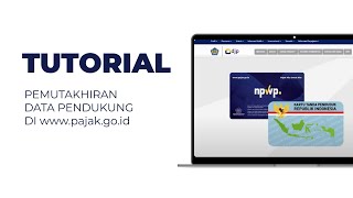 Tutorial Pemutakhiran Data Pendukung NPWP  NIK [upl. by Ylera]