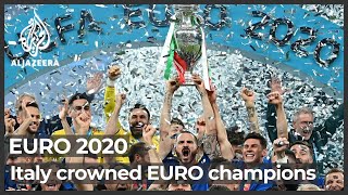 Euro 2020 Italy crowned European champions again [upl. by Irem]