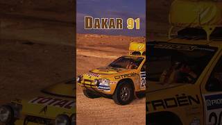 ParisDakar Rally 1991👏dakar rally carshorts shorts dukevideo racing cars offroad peugeot [upl. by Klimesh]