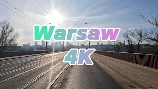 Warsaw 4k driving  Feb 16 2024 [upl. by Lauter]