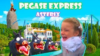 Pegase Express Parc Astérix Paris  nouveauté  Eva Vlog [upl. by Swain]