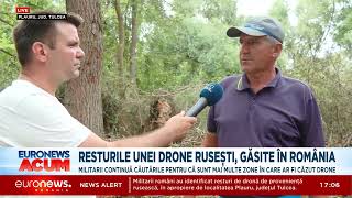 Resturile unei drone rusești găsite în România Mărturiile unui localnic ”A fost ceva îngrozitor” [upl. by Anirad]