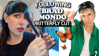 I tried cutting my own hair and following a Brad Mondo tutorial Butterfly Cut [upl. by Gainor]