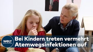 MEDIZINER BEUNRUHIGT Auffallend viele Kinder machen Atemwegsinfekte durch [upl. by Aenil]